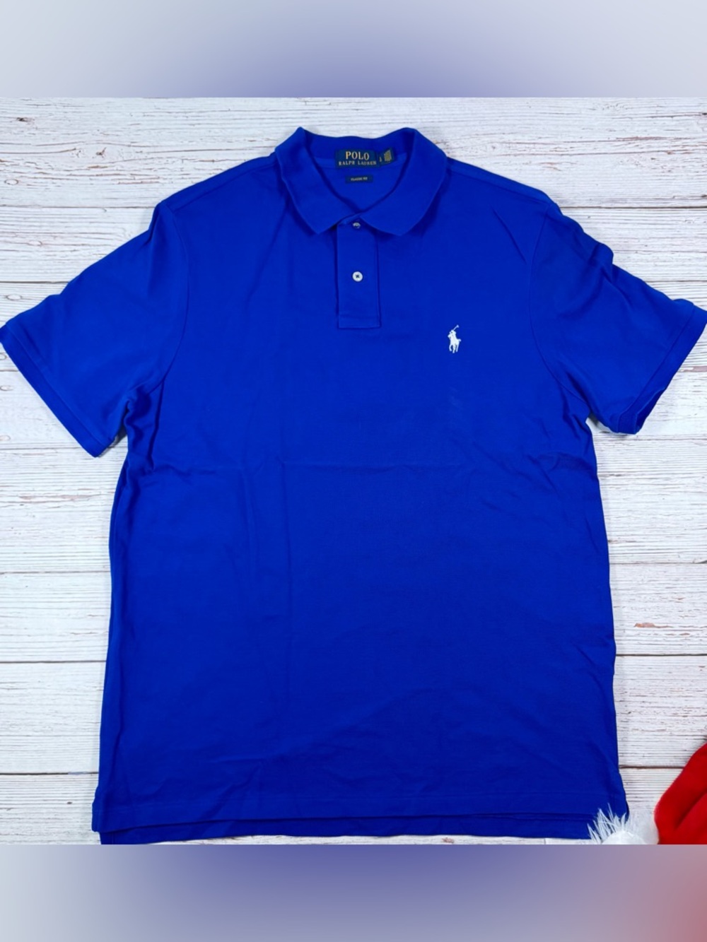 Ralph Lauren Polo Shirt in Bright Blue with White Pony